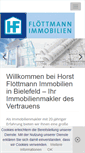 Mobile Screenshot of floettmann-immobilien.de